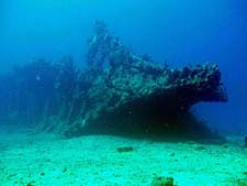 HMS Rhone boeg